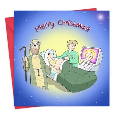 Ultrasound Humour Christmas Card