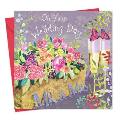 Wedding Day Card Mr & Mrs