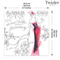 Anniversary Cards. Card For Wife Anniversary Card. I love you card. Partner Anniversary Card. Twizler.