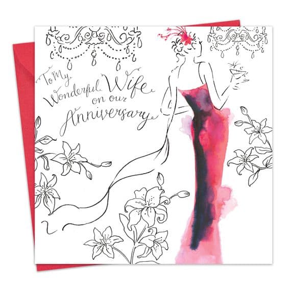 Anniversary Cards. Card For Wife Anniversary Card. I love you card. Partner Anniversary Card. Twizler.