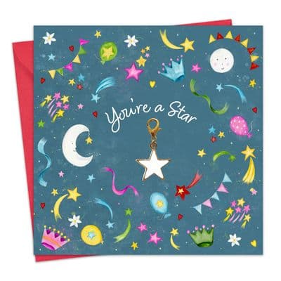 You're a Star Card & Gift with Detachable Star Charm