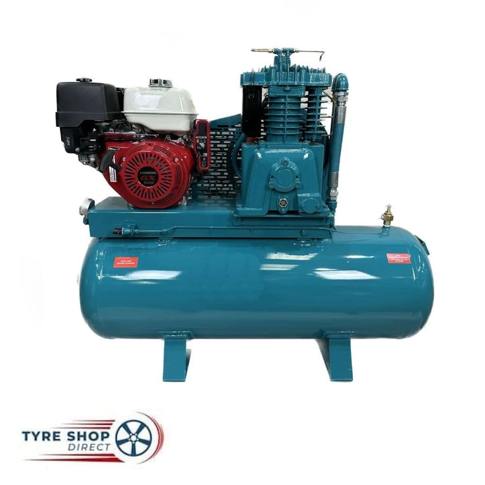 Air Compressor H32 Loncin Petrol Electric Start 200 Litre