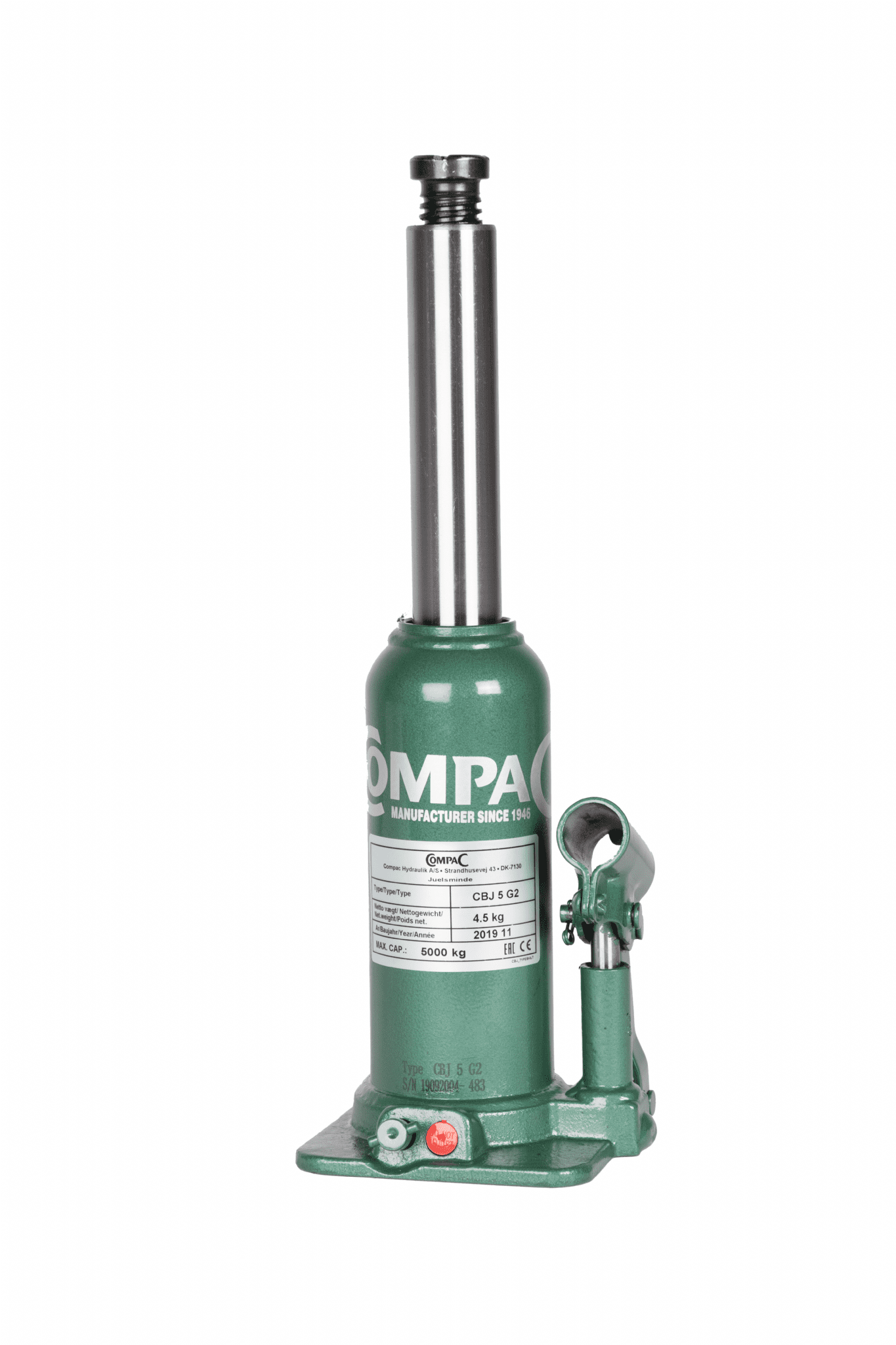Compac Hydraulic Bottle Jack 5 ton