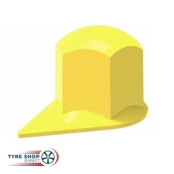 DUSTITE Wheel Nut Indicators 33mm Yellow pack 10