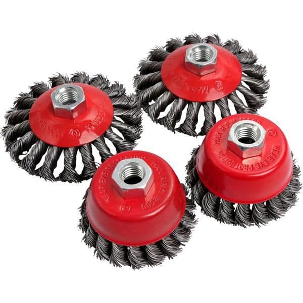 Rotary Wire Brush Set 4 piece