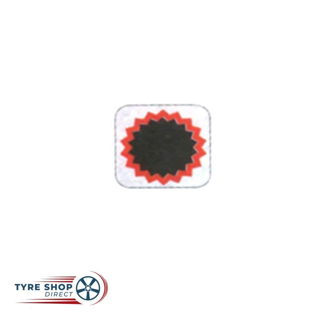 Red Edge Rectangle Patch TipTop Tube patches 25mm F1 red edge - Pack 100
