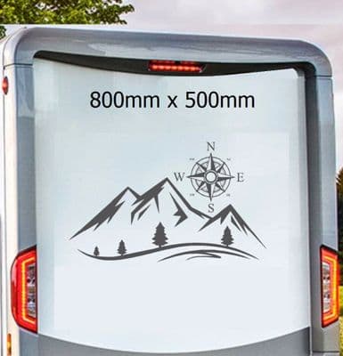 (858) CAMPER VAN GRAPHICS MOTORHOME STICKERS GRAPHICS DECALS CARAVAN DECALS - 312874844918