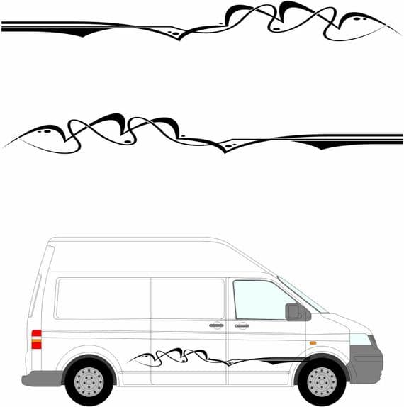 (No.574) MOTORHOME GRAPHICS STICKERS DECALS CAMPER VAN CARAVAN UNIVERSAL FITTING