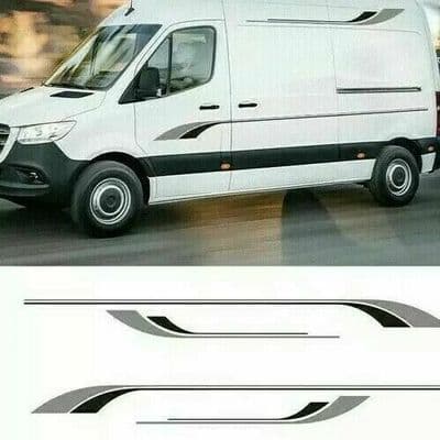 (No.732) 4m x 260mm MOTORHOME GRAPHICS STICKERS DECALS CAMPER VAN CARAVAN UNIVER