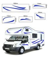 (No.736) MOTORHOME GRAPHICS STICKERS DECALS CAMPER VAN CARAVAN UNIVERSAL FITTING - 312862956855