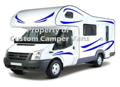 (No.736) MOTORHOME GRAPHICS STICKERS DECALS CAMPER VAN CARAVAN UNIVERSAL FITTING - 312862956855