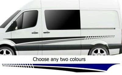 (No.739) Camper van Graphics for side panel graphics multi colour both sides