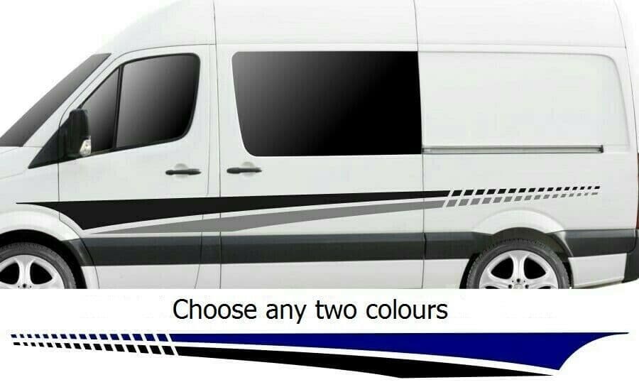 Panel Van Graphix No 739 Camper van Graphics for side panel graphics multi colour both sides