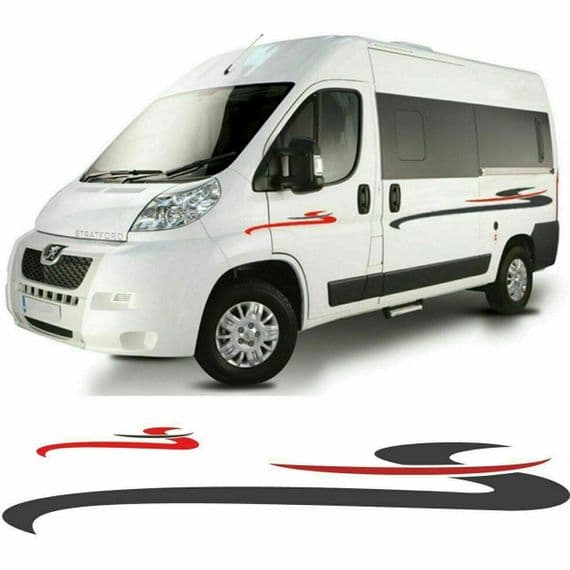(No.743) CAMPER VAN GRAPHICS, MOTORHOME DECALS, VINYL STICKERS, CAMPERVAN DECALS