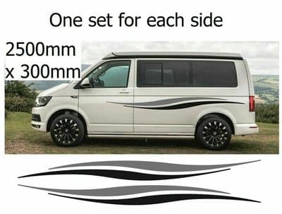 (No.744) CAMPER VAN GRAPHICS, MOTORHOME DECALS, VINYL STICKERS, CAMPERVAN DECALS