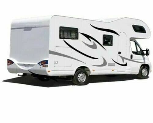 (No.763) Camper Van Graphics, Motor Home Vinyl Graphics Decals / Stickers