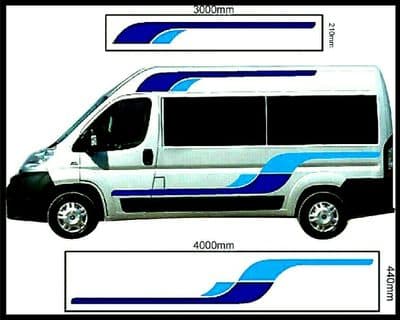 (No.769) MOTORHOME GRAPHICS STICKERS DECALS CAMPER VAN CARAVAN UNIVERSAL 4m long