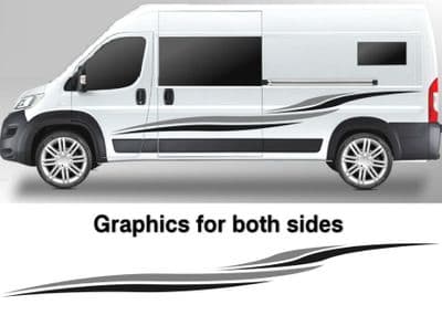 (No.783) MOTORHOME GRAPHICS STICKERS DECALS CAMPER VAN CARAVAN UNIVERSAL FITTING