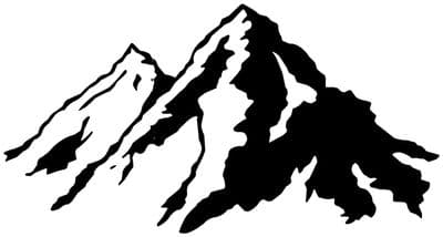 (No.786) CAMPER VAN, MOTORHOME, CARAVAN DECAL, GRAPHIC,  MOUNTAIN DECAL STICKERS