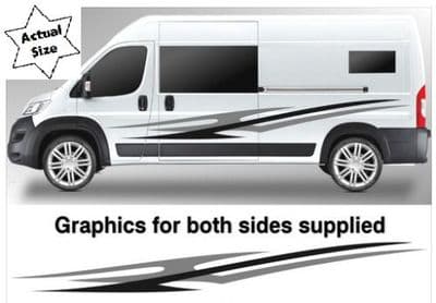 (No.823) CAMPER VAN GRAPHICS, MOTORHOME DECALS, VINYL STICKERS, CAMPERVAN DECALS - 224395229739