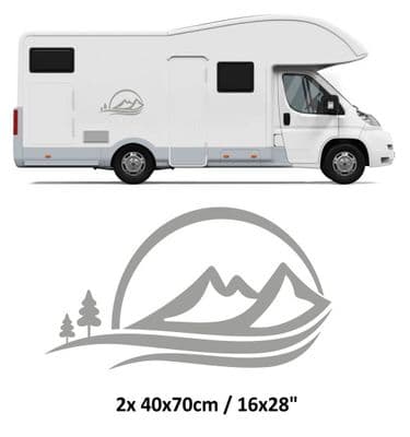 (No.825) CAMPER VAN GRAPHICS, MOTORHOME DECALS, VINYL STICKERS, CAMPERVAN DECALS
