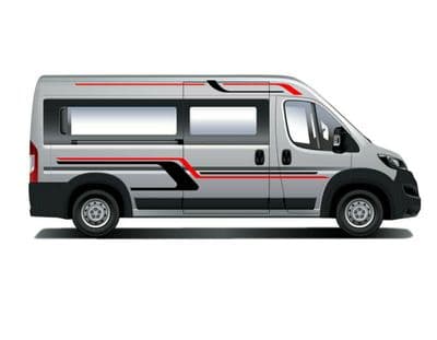 (No.839) Camper Van Graphics, Motor Home Vinyl Graphics Decals / Stickers - 324532717024