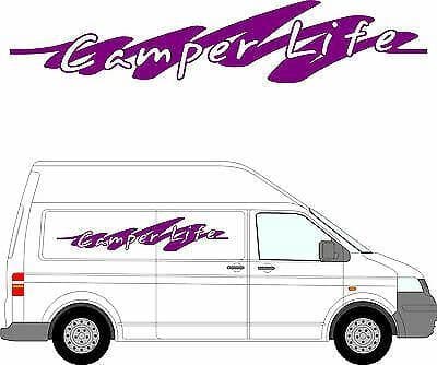 (No.84) CAMPER VAN GRAPHICS, MOTORHOME DECALS, VINYL STICKERS, CAMPERVAN DECALS
