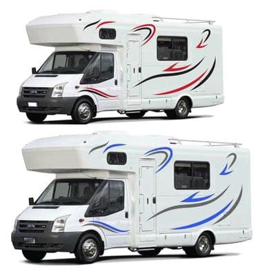 (No.846) MOTORHOME GRAPHICS STICKERS DECALS CAMPER VAN CARAVAN UNIVERSAL FITTING