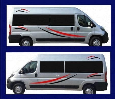 No 851 MOTORHOME GRAPHICS STICKERS DECALS CAMPER VAN CARAVAN UNIVERSAL ...