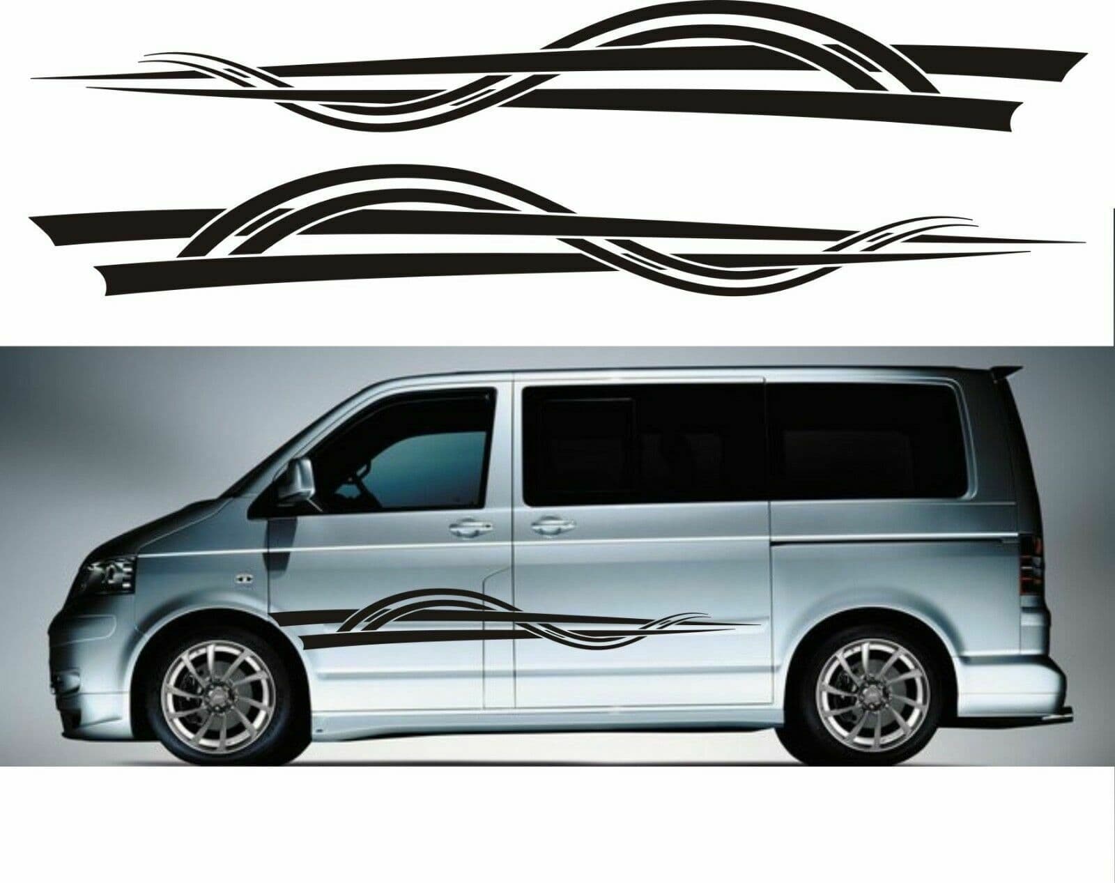 No 862 CAMPERVAN GRAPHICS MOTORHOME STICKERS DECALS CAMPER VAN CARAVAN