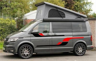 (No.880) Camper Van Graphics Motorhome Decals Caravan RV Stickers Universal Kits