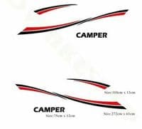 (No.886) MOTORHOME GRAPHICS STICKERS DECALS CAMPER VAN CARAVAN UNIVERSAL FITTING