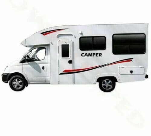 (No.886) MOTORHOME GRAPHICS STICKERS DECALS CAMPER VAN CARAVAN UNIVERSAL FITTING
