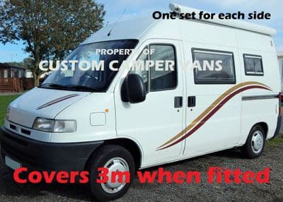 (No.888)  CAMPER VAN GRAPHICS MOTORHOME STICKERS GRAPHICS DECALS CARAVAN DECALS