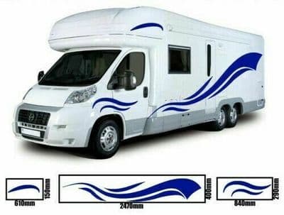 (No.921) CAMPER VAN GRAPHICS, MOTORHOME DECALS, VINYL STICKERS, CAMPERVAN DECALS
