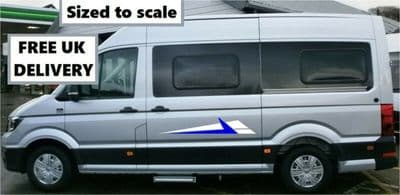 (No.947) CAMPER VAN GRAPHICS, MOTORHOME DECALS, VINYL STICKERS, CAMPERVAN DECALS