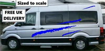 (No.952) CAMPER VAN GRAPHICS, MOTORHOME DECALS, VINYL STICKERS, CAMPERVAN DECALS