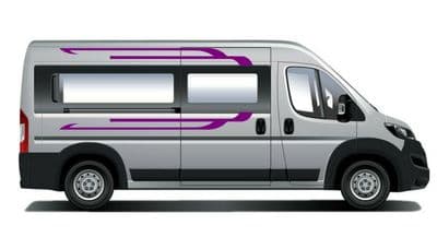 (No.985) CAMPER VAN GRAPHICS, MOTORHOME DECALS, VINYL STICKERS, CAMPERVAN DECALS