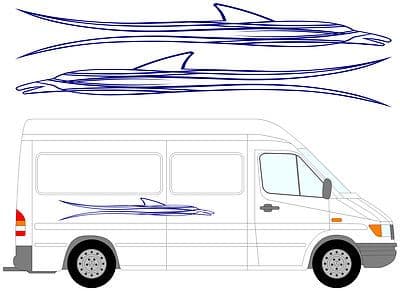 1 - Camper Van Graphics, Motor Home Vinyl Graphics Kit, Decals / Stickers.