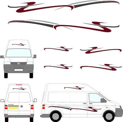 105 - Camper Van Graphics, Motor Home Vinyl Graphics Kit, Decals / Stickers.
