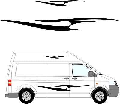 125 - Camper Van Graphics, Motor Home Vinyl Graphics Kit, Decals / Stickers.