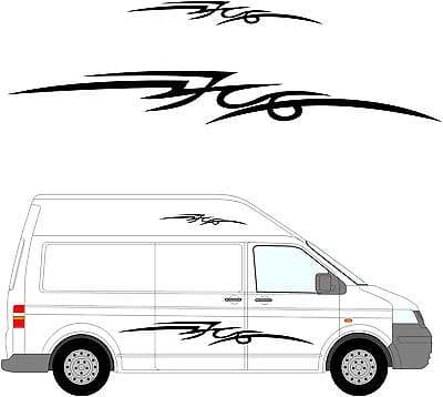 126 - Camper Van Graphics, Motor Home Vinyl Graphics Kit, Decals / Stickers.