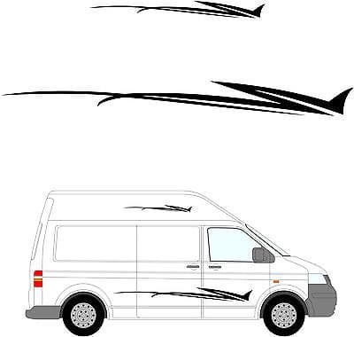 160 - Camper Van Graphics, Motor Home Vinyl Graphics Kit, Decals / Stickers.