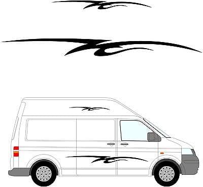 161 - Camper Van Graphics, Motor Home Vinyl Graphics Kit, Decals / Stickers.
