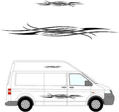166 - Camper Van Graphics, Motor Home Vinyl Graphics Kit, Decals / Stickers.