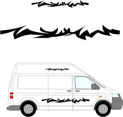 170 - Camper Van Graphics, Motor Home Vinyl Graphics Kit, Decals / Stickers.