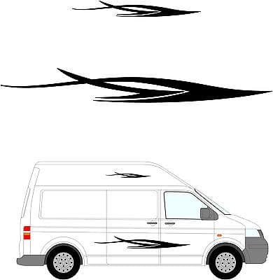 174 - Camper Van Graphics, Motor Home Vinyl Graphics Kit, Decals / Stickers.