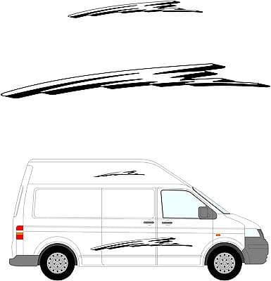 175 - Camper Van Graphics, Motor Home Vinyl Graphics Kit, Decals / Stickers.