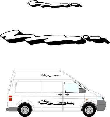 176 - Camper Van Graphics, Motor Home Vinyl Graphics Kit, Decals / Stickers.