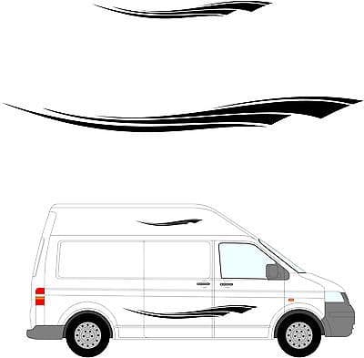 182 - Camper Van Graphics, Motor Home Vinyl Graphics Kit, Decals / Stickers.